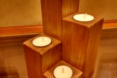 Деревянные подсвечники
