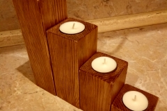 Деревянные подсвечники